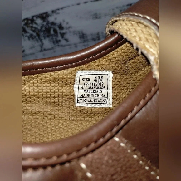 Candies Mary Jane Shoes in‎ Brown size 4 Slip On Comfort Vintage Chunky 90s Y2K - Picture 3 of 10